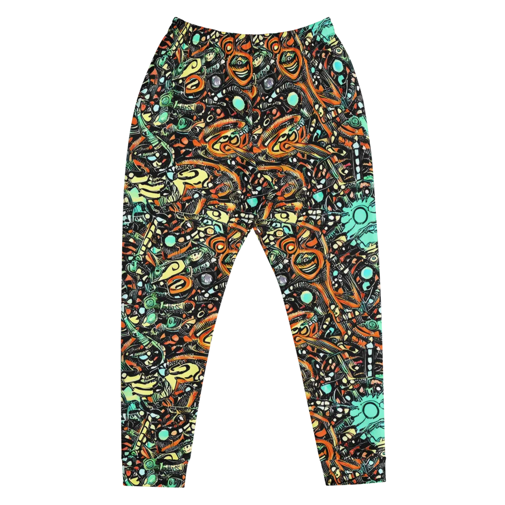 Neon Rumble on Men's Joggers — Front
