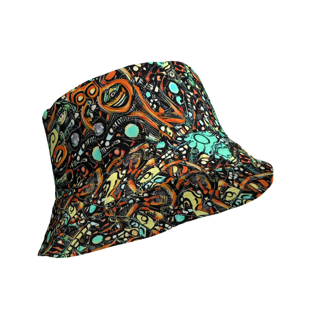 Neon Rumble on Reversible Bucket Hat — Product details Outside