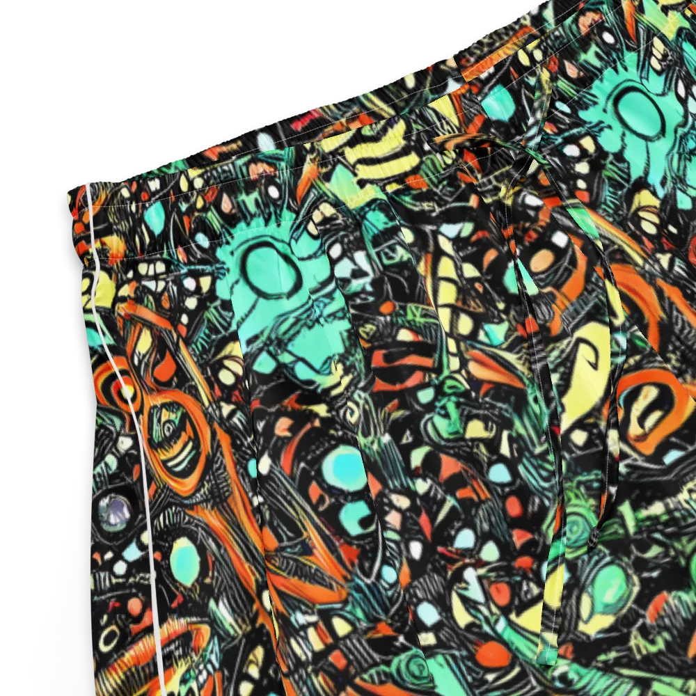 Neon Rumble on Women's Pajama Shorts — Product details