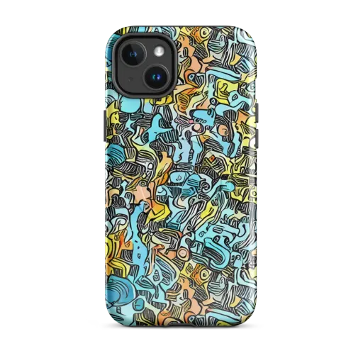 Neon Riddle on a MagSafe Tough Case for iPhone®
