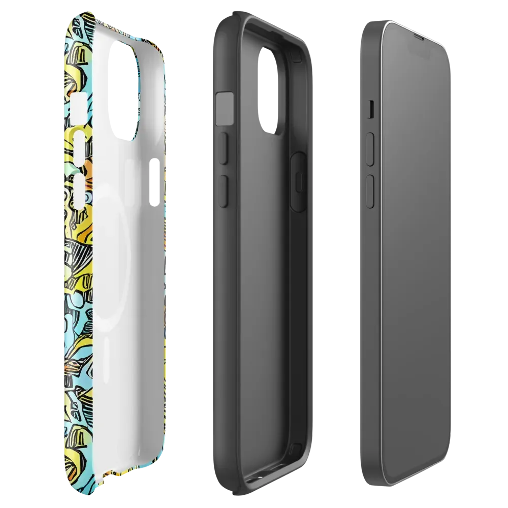 Neon Riddle on MagSafe Tough Case for iPhone® — Front