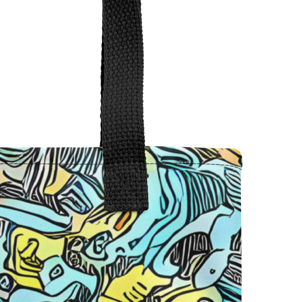 Neon Riddle on Tote Bag — Product details
