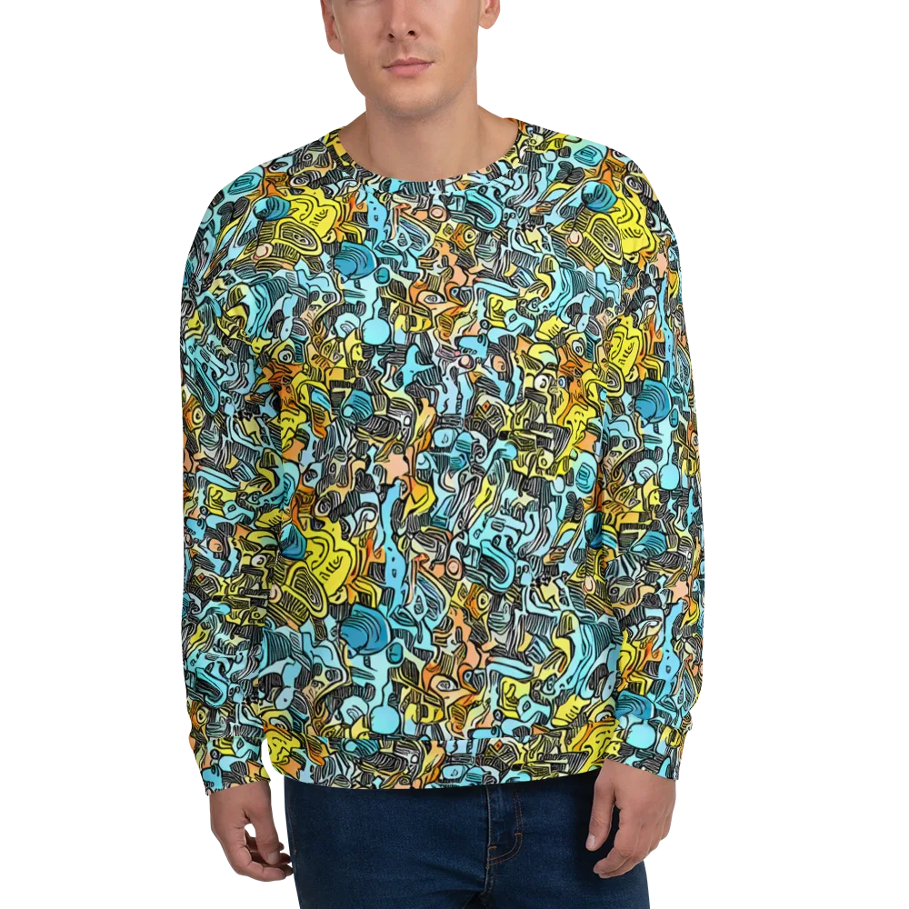 Neon Riddle on Sweatshirt — Front