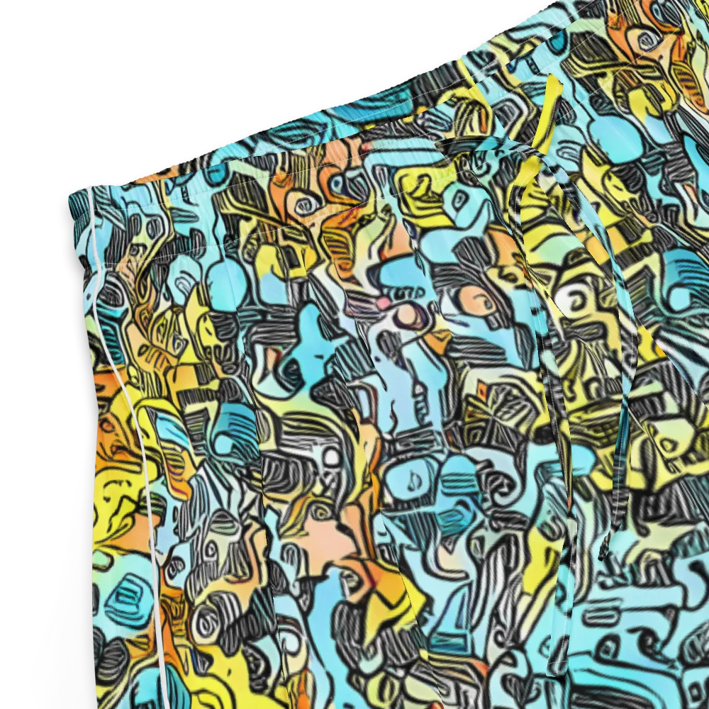 Neon Riddle on Women's Pajama Shorts — Product details