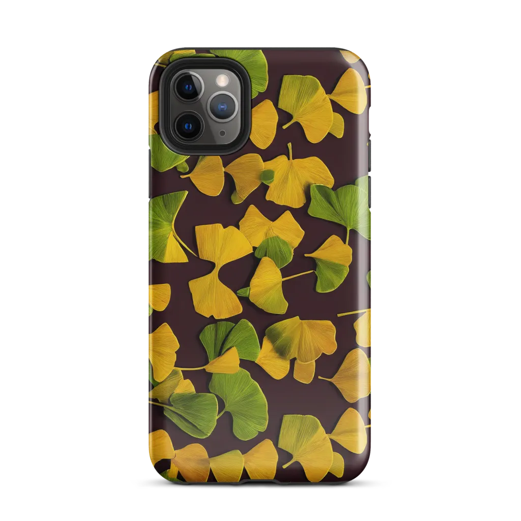 Midnight Ginkgo on Tough Case for iPhone® — Front