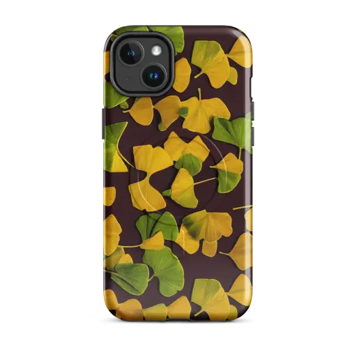 Midnight Ginkgo on a MagSafe Tough Case for iPhone®