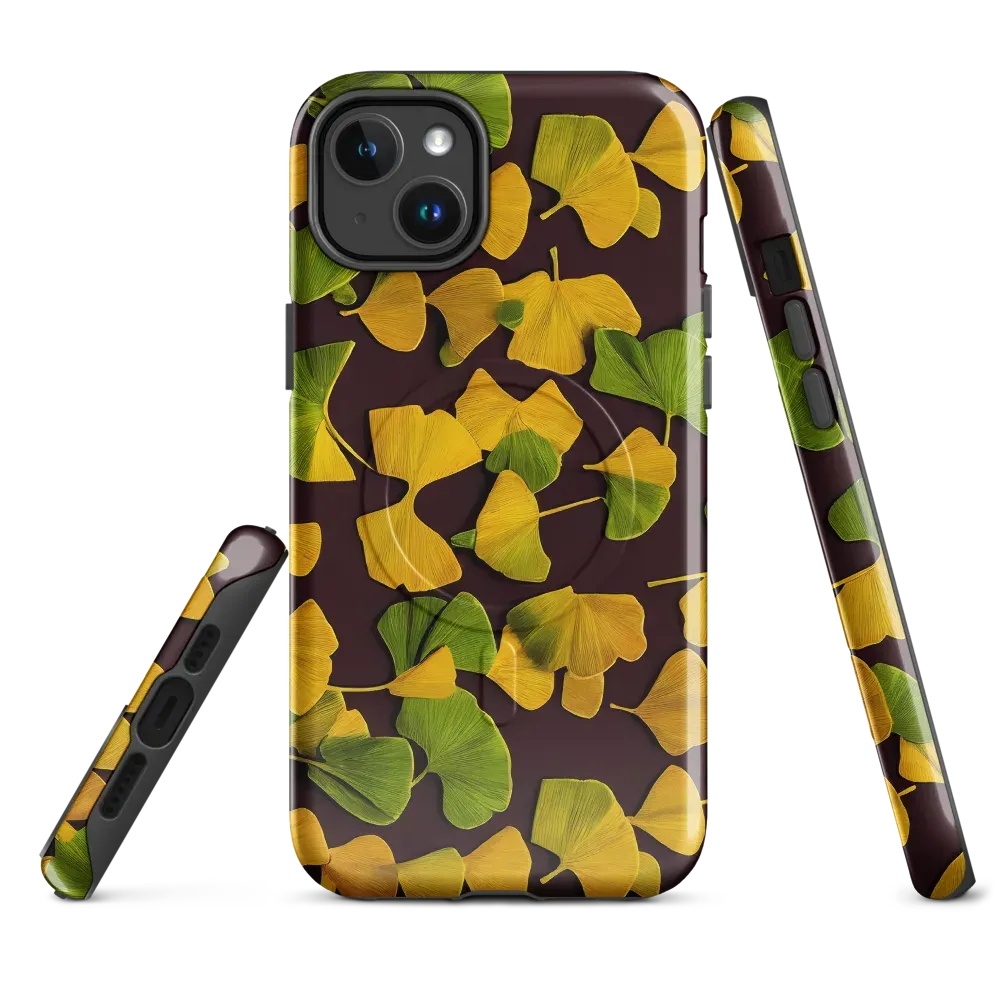 Midnight Ginkgo on MagSafe Tough Case for iPhone® — Front