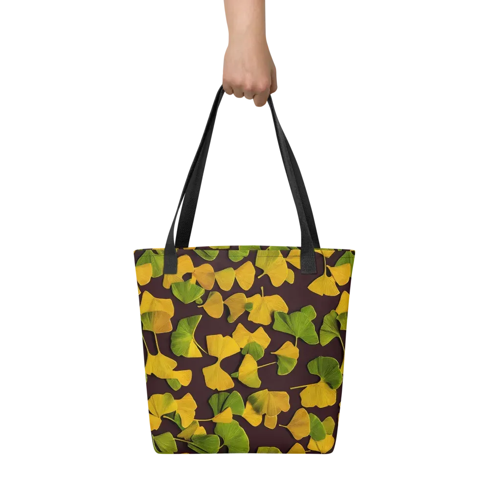 Midnight Ginkgo on Tote Bag — Front