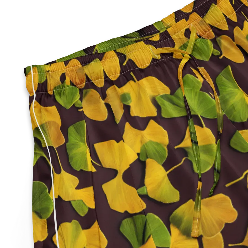 Midnight Ginkgo on Women's Pajama Shorts — Product details