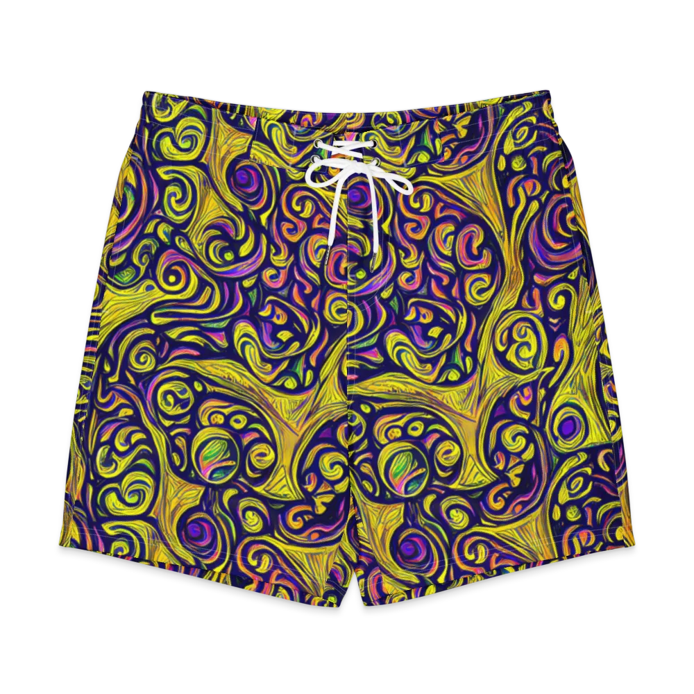 Indigo Fever on Men's Board Shorts — Front