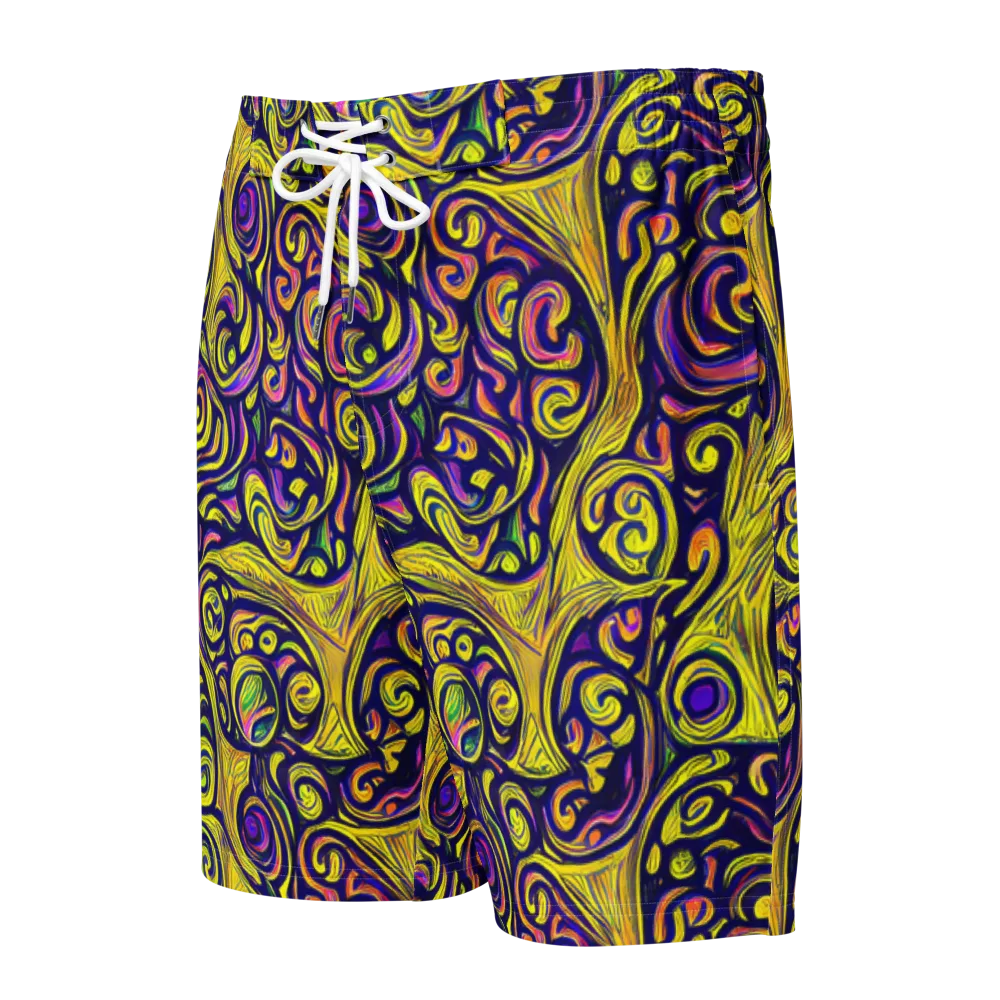 Indigo Fever on Men's Board Shorts — Front