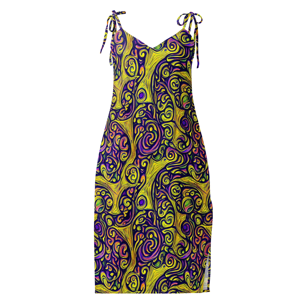 Indigo Fever on Slip Dress — Front