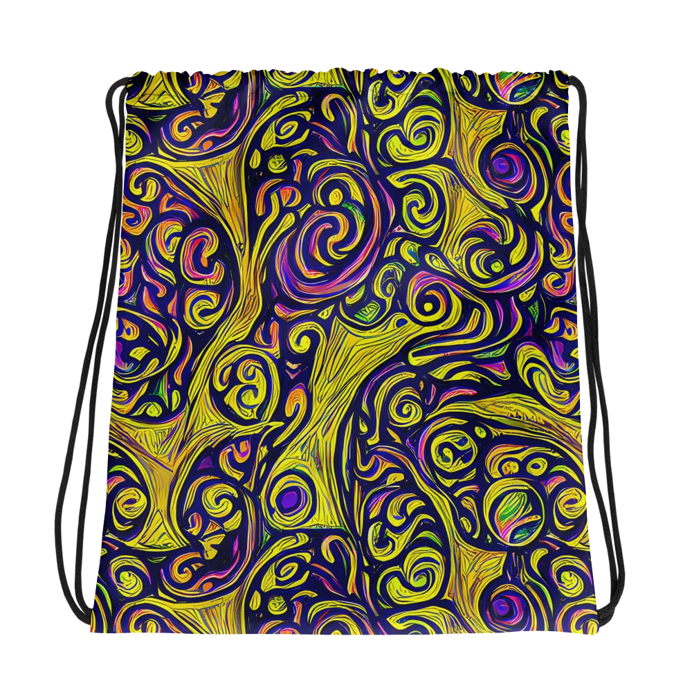 Indigo Fever on Drawstring Bag — Photo