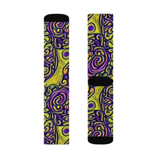 Indigo Fever on a Socks