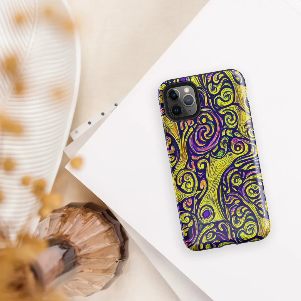 Indigo Fever on Tough Case for iPhone® — Front