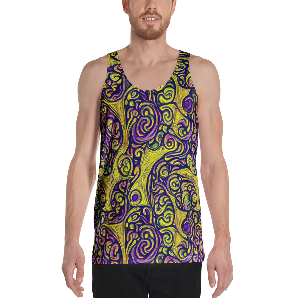 Indigo Fever on Men's Tank Top — Front