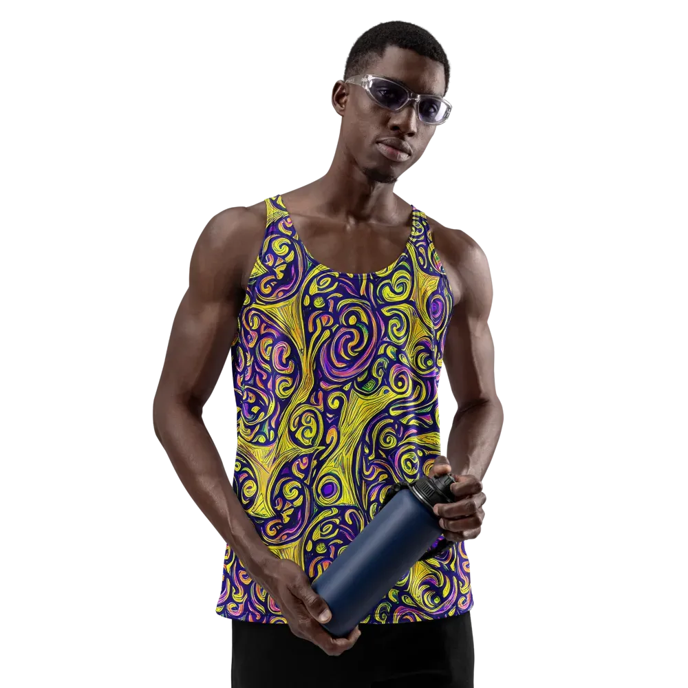 Indigo Fever on Men's Tank Top — Front