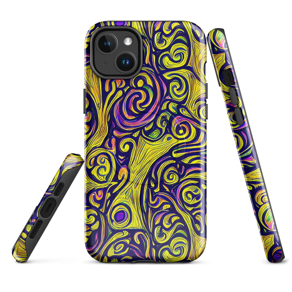 Indigo Fever on MagSafe Tough Case for iPhone® — Front
