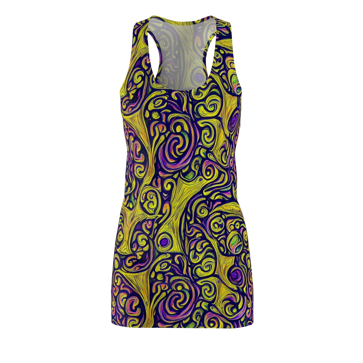 Indigo Fever on Racerback Dress — Front