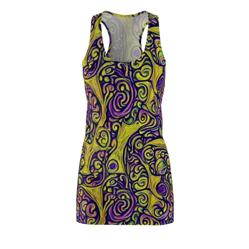 Indigo Fever on a Racerback Dress