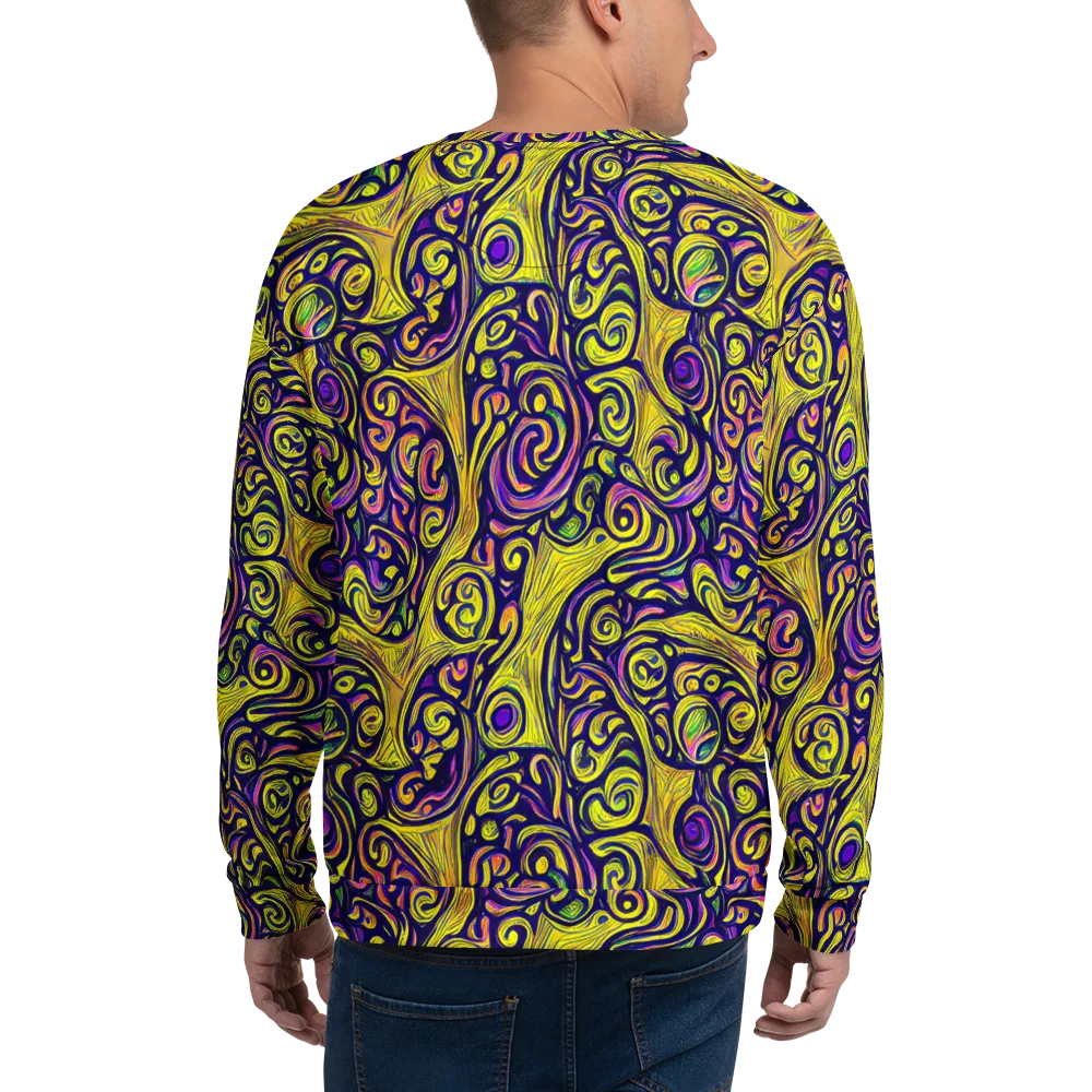 Indigo Fever on Sweatshirt — Back