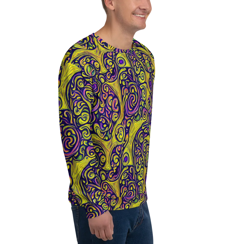 Indigo Fever on Sweatshirt — Right Front
