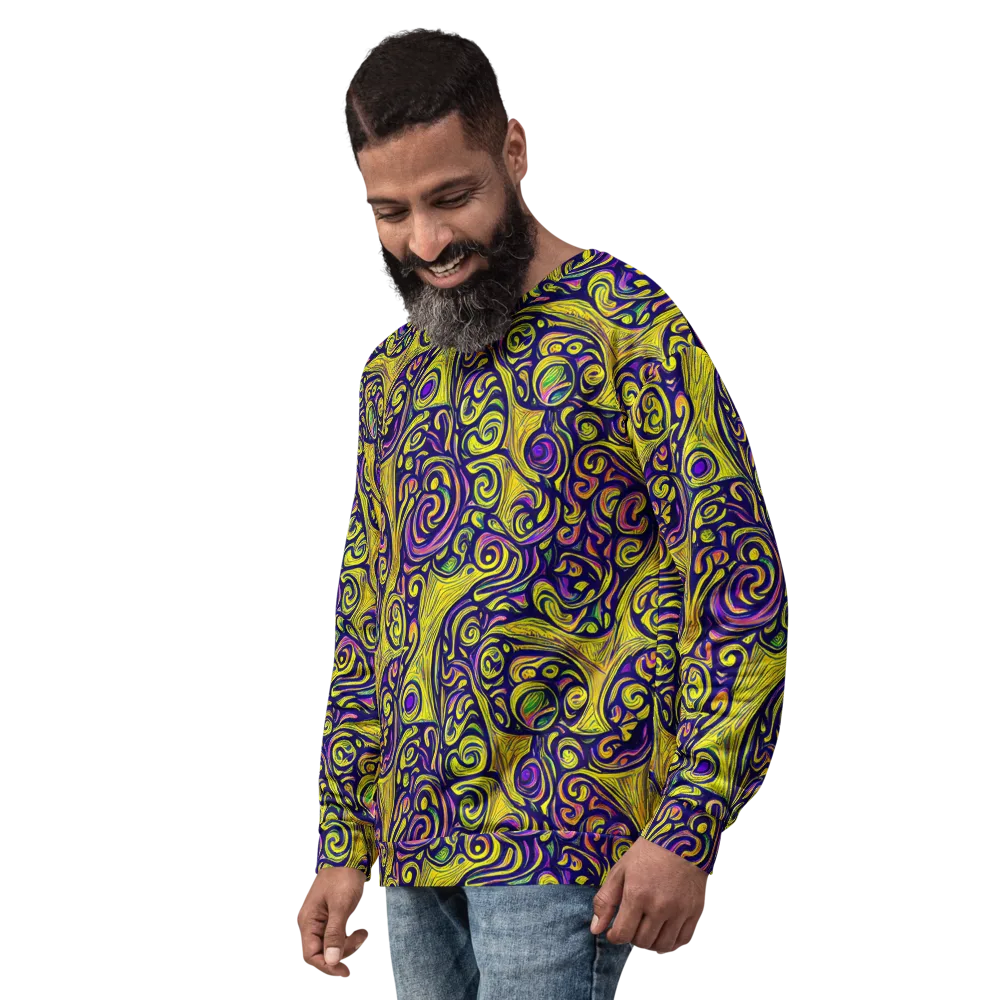 Indigo Fever on Sweatshirt — Left Front