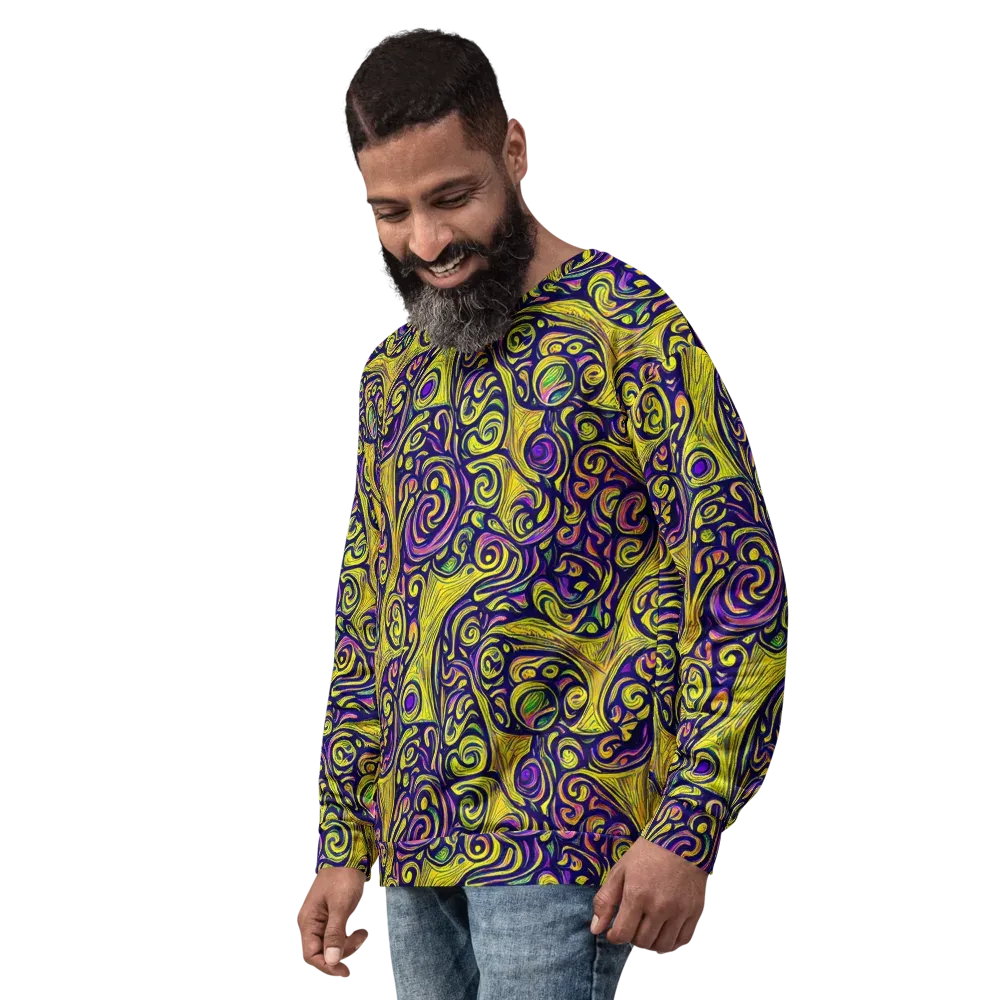 Indigo Fever on Sweatshirt — Left Front