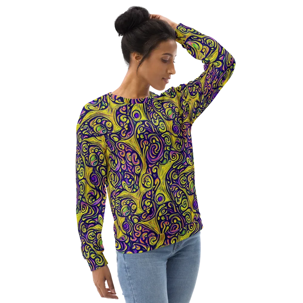Indigo Fever on Sweatshirt — Right Front