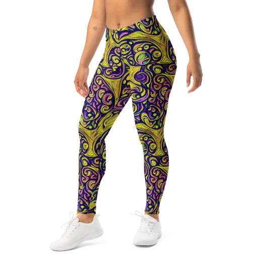 Indigo Fever on a Leggings