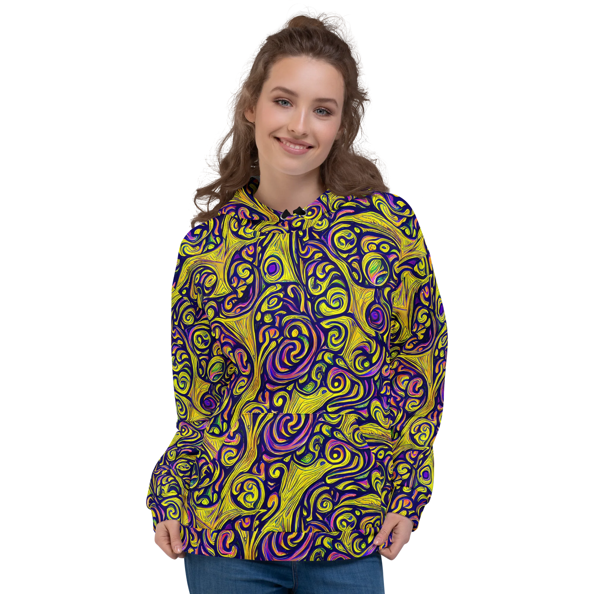 Indigo Fever on Hoodie — Front