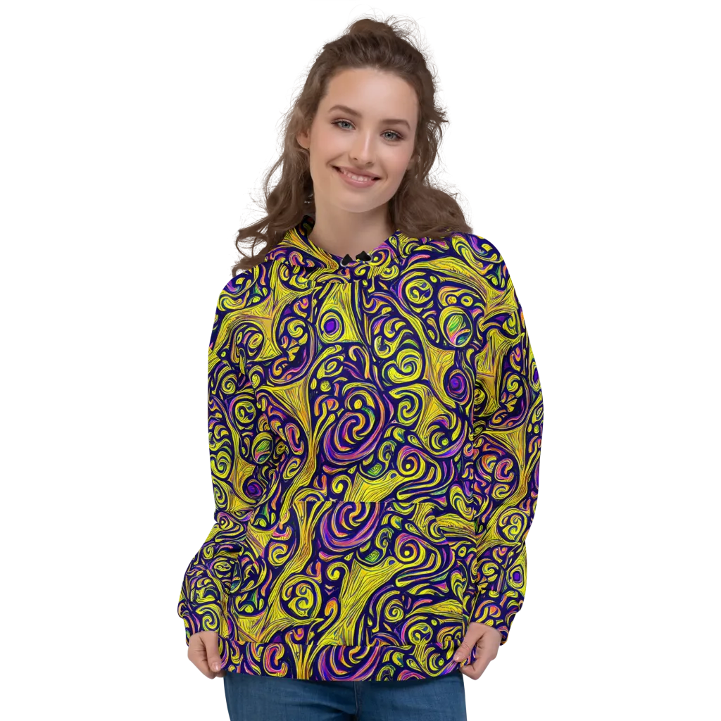 Indigo Fever on Hoodie — Front
