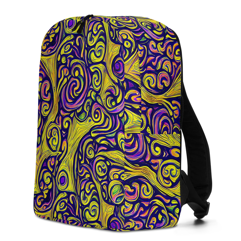 Indigo Fever on Minimalist Backpack — Left