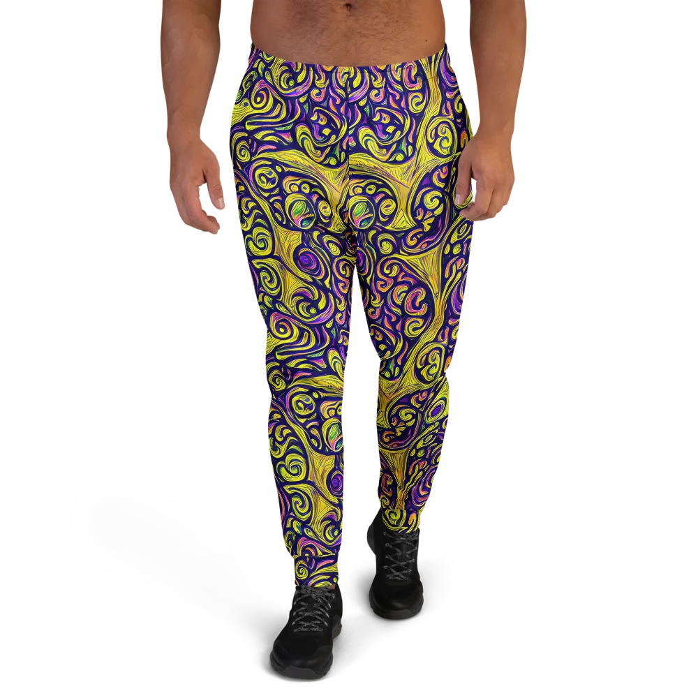 Indigo Fever on Men's Joggers — Front