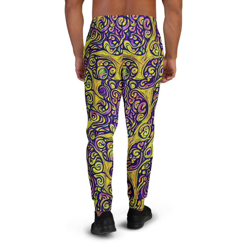Indigo Fever on Men's Joggers — Back