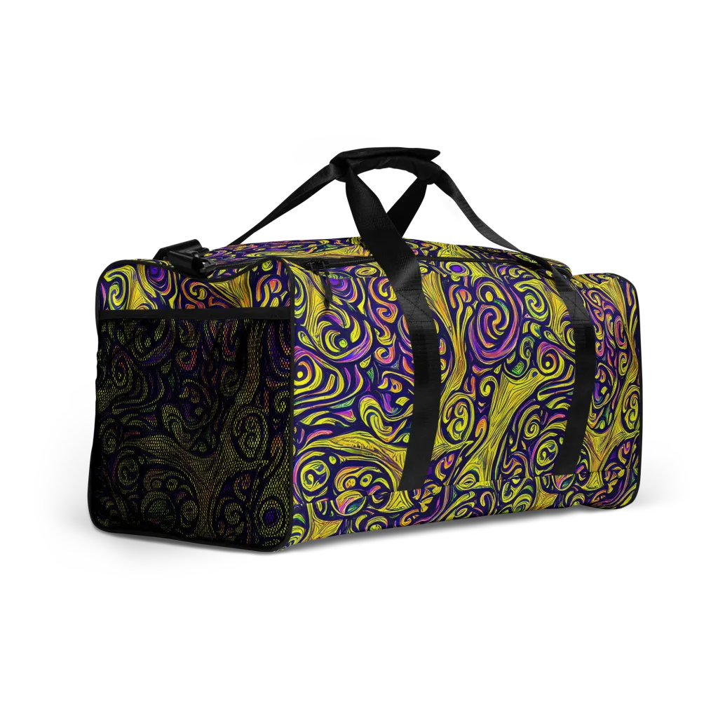 Indigo Fever on Duffle Bag — Right Front
