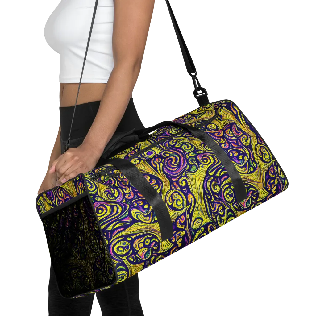 Indigo Fever on Duffle Bag — Front