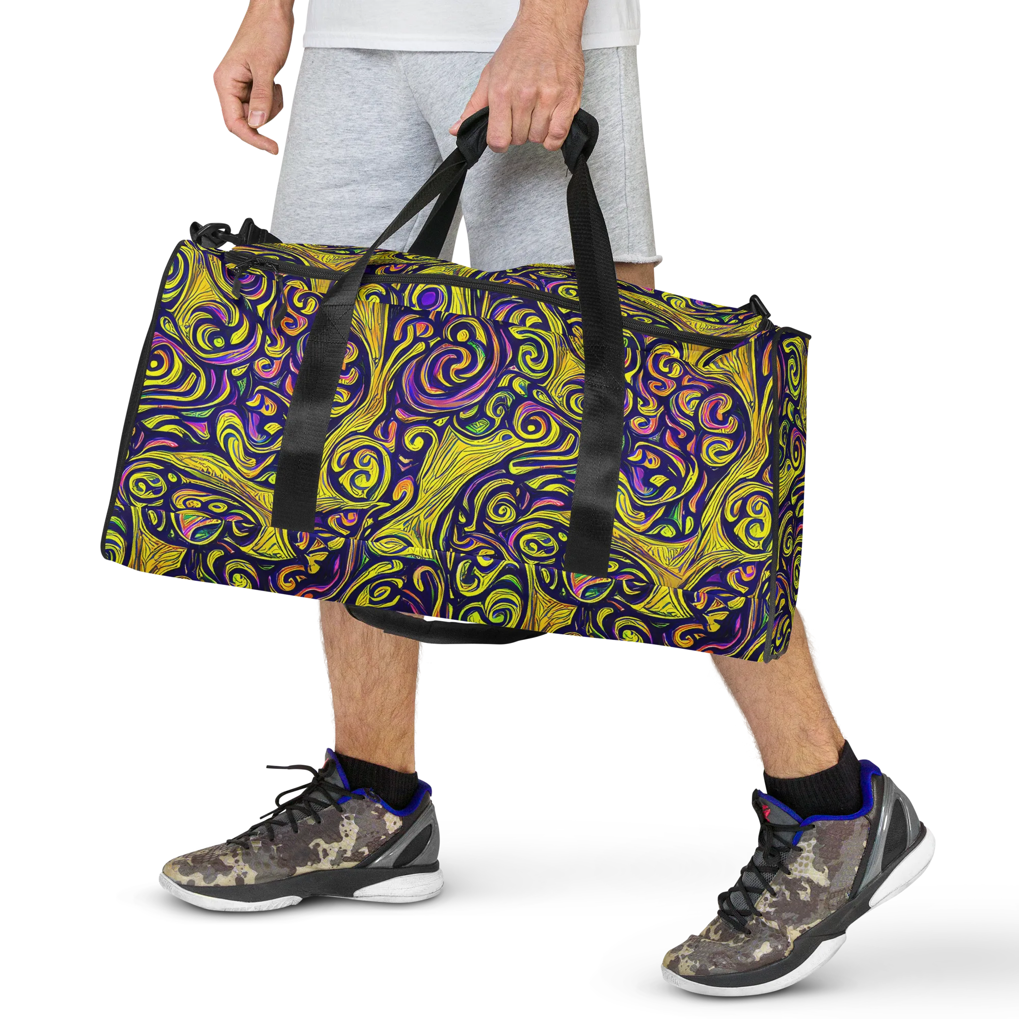 Indigo Fever on Duffle Bag — Front