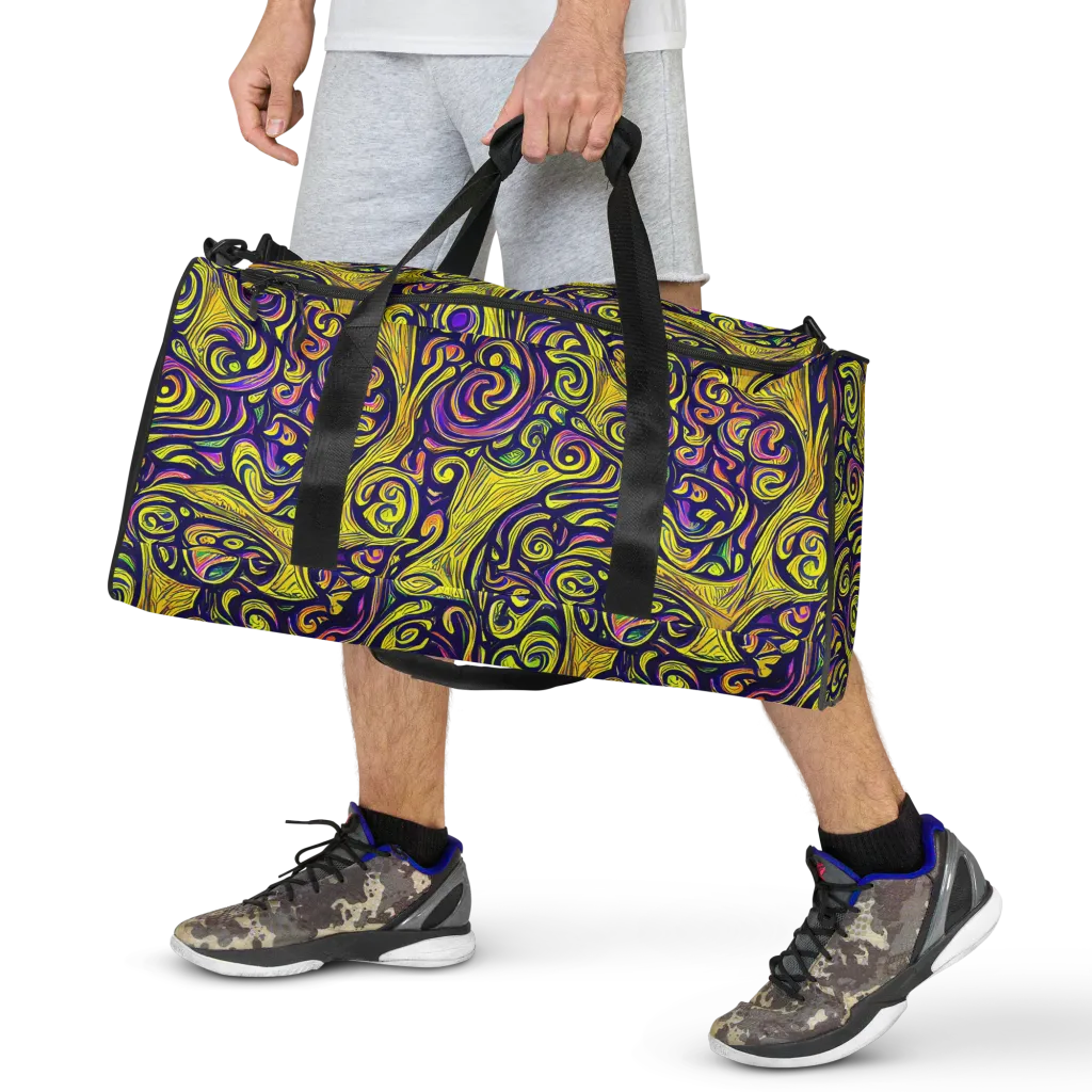 Indigo Fever on Duffle Bag — Front