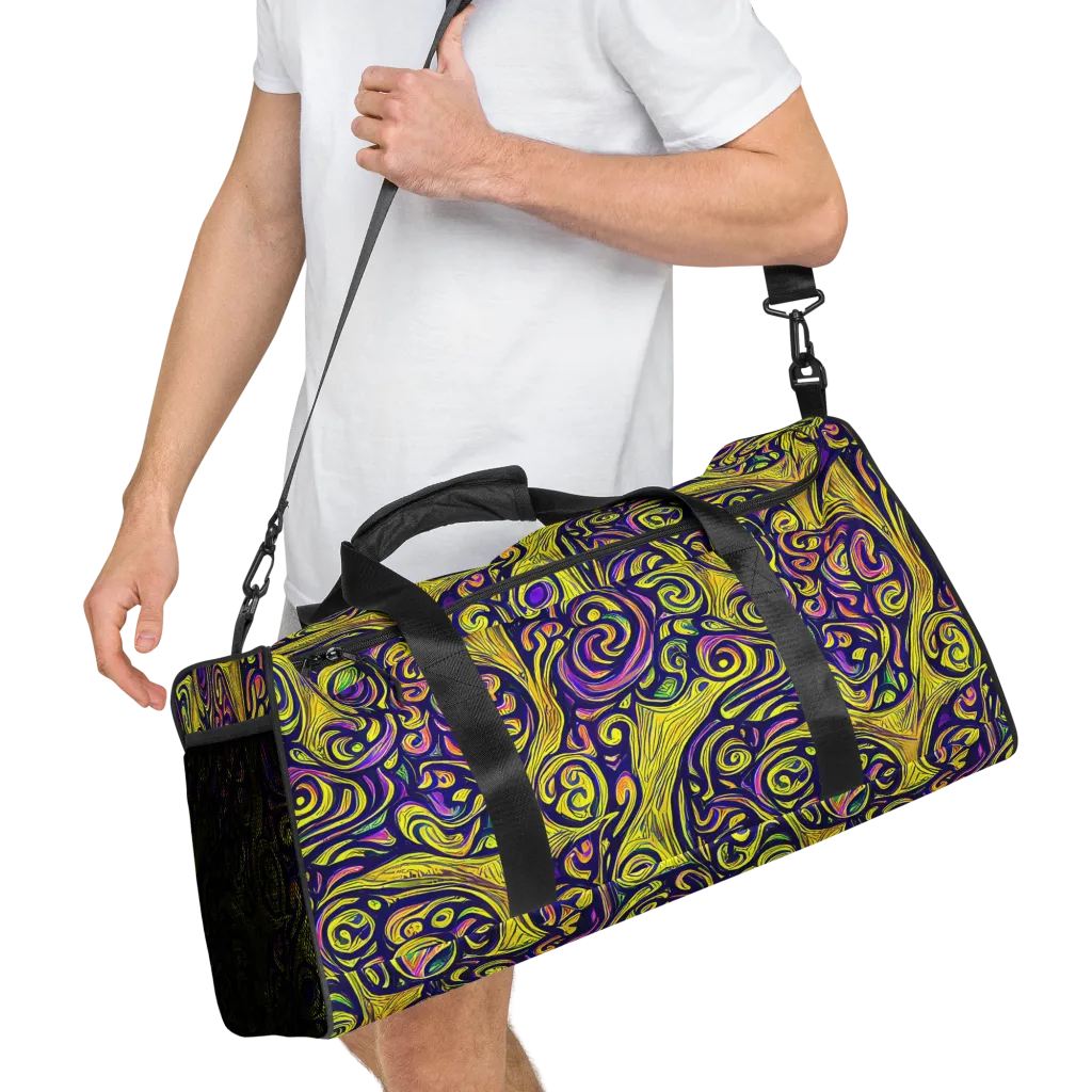 Indigo Fever on Duffle Bag — Right Front