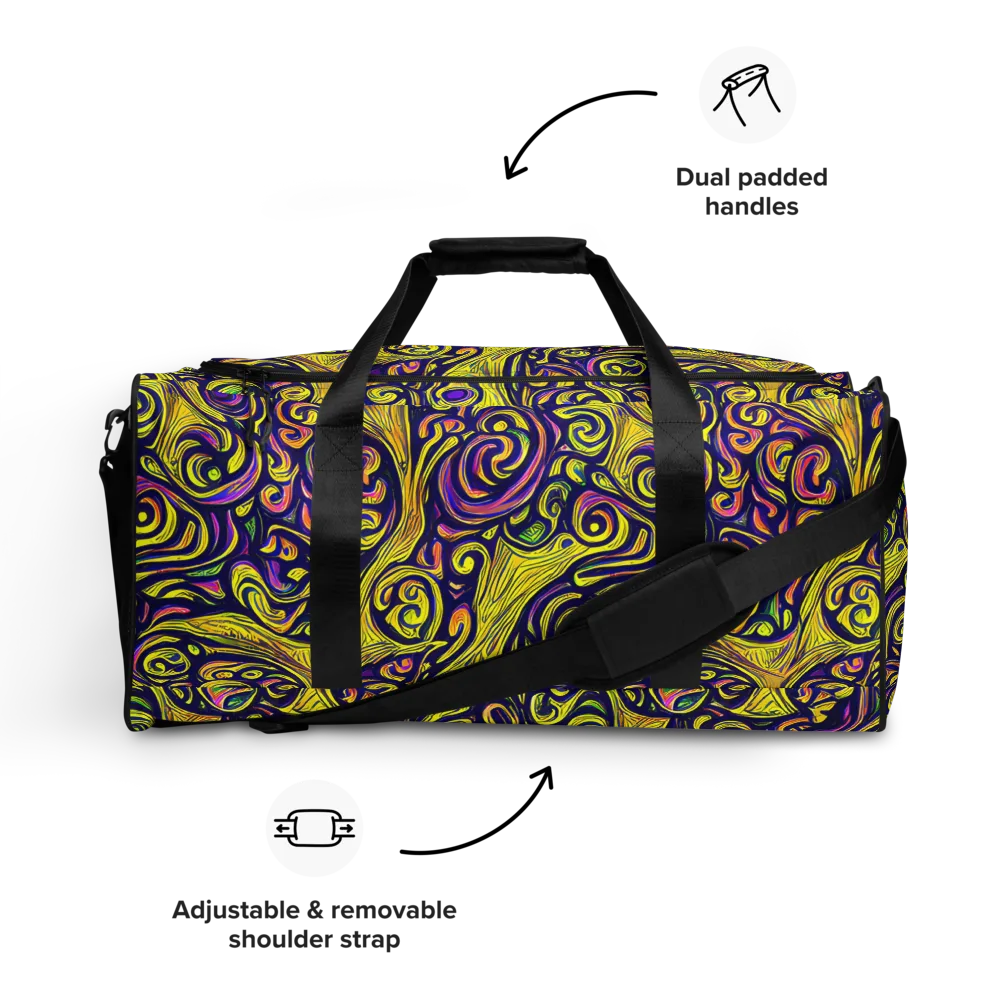 Indigo Fever on Duffle Bag — Front