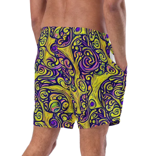 Indigo Fever on a Swim Trunks