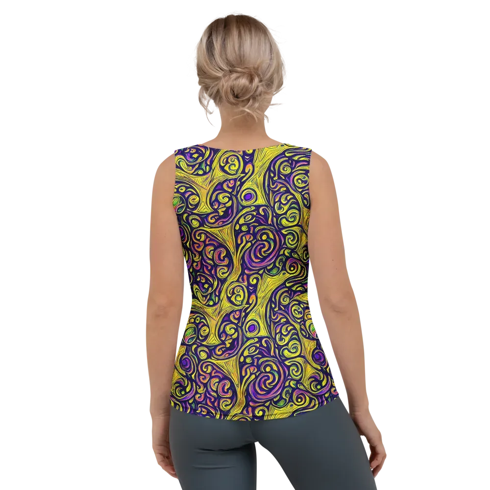 Indigo Fever on Women's Tank Top — Back