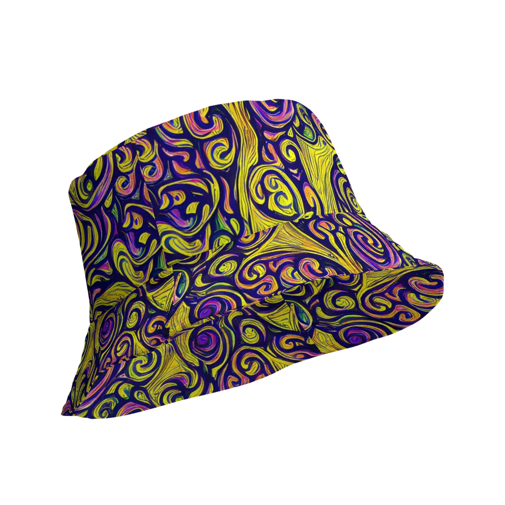 Indigo Fever on Reversible Bucket Hat — Product details Outside