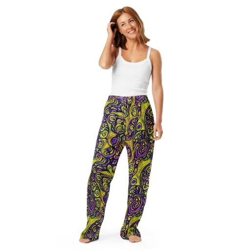 Indigo Fever on a Women's Pajama Pants