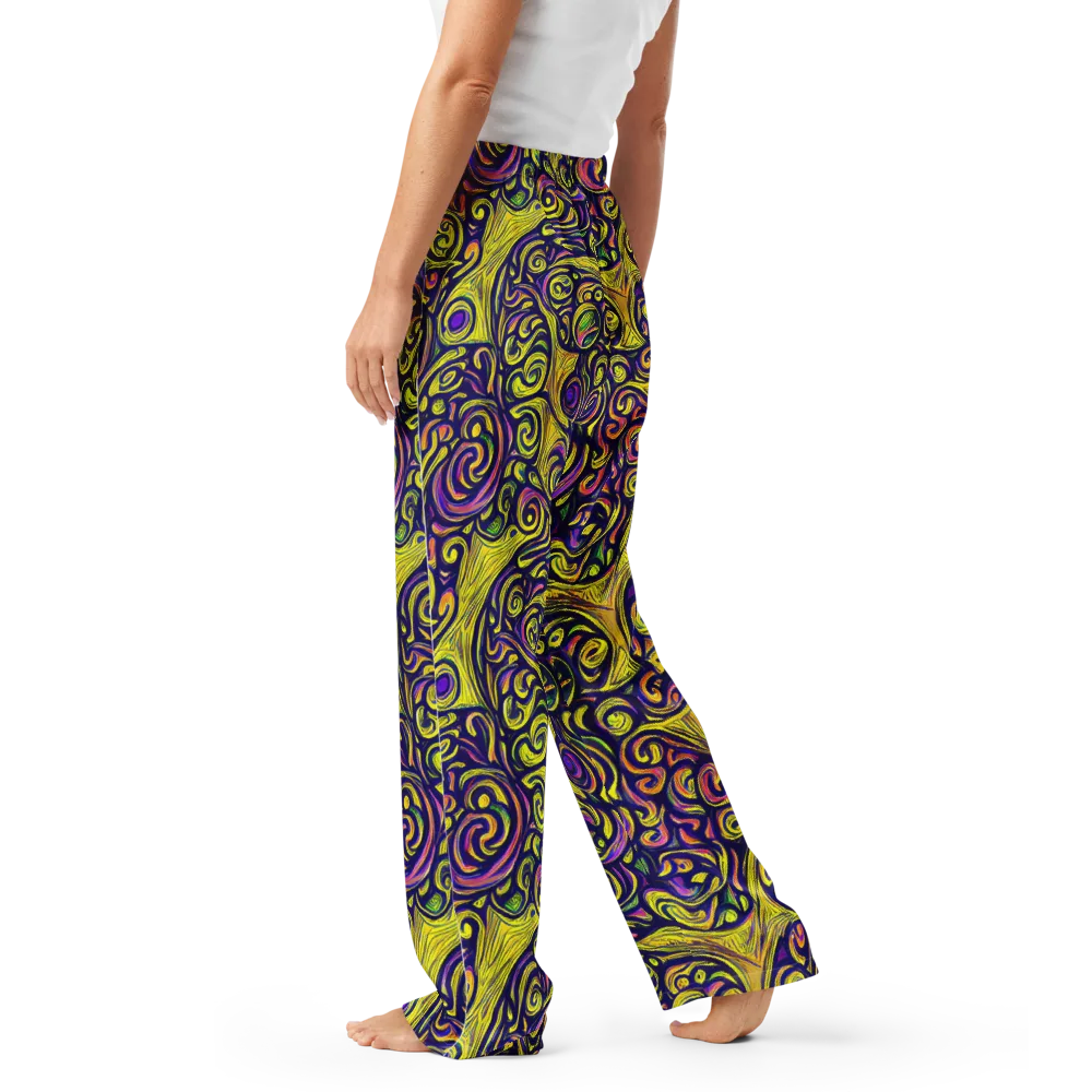 Indigo Fever on Women's Pajama Pants — Left