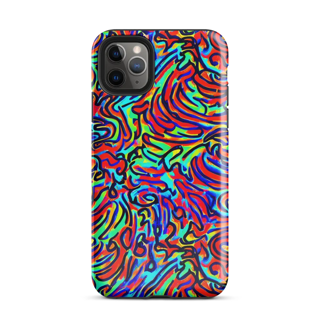 Lava Pulse on Tough Case for iPhone® — Front