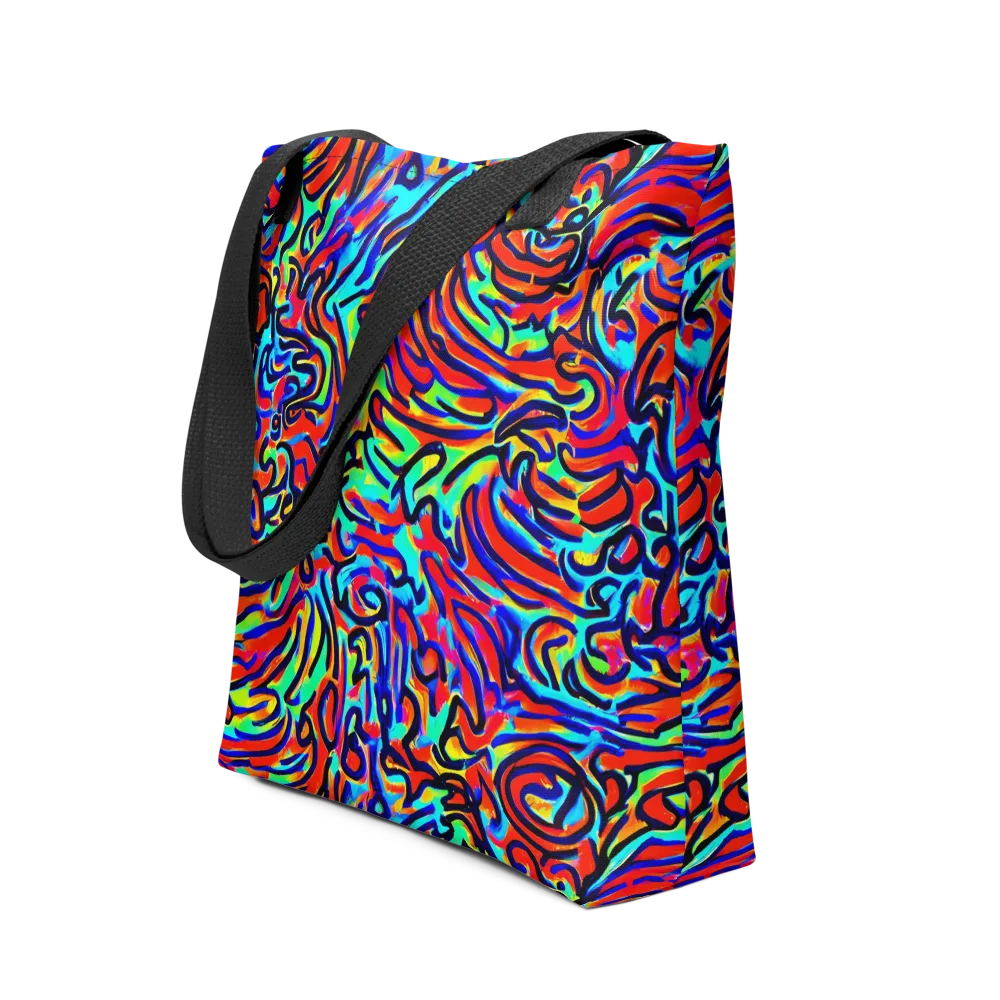 Lava Pulse on Tote Bag — Front