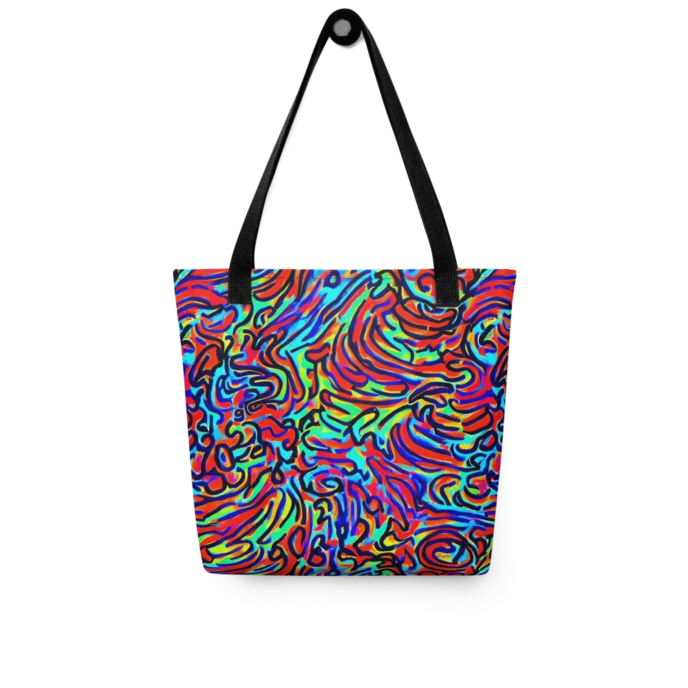 Lava Pulse on Tote Bag — Front