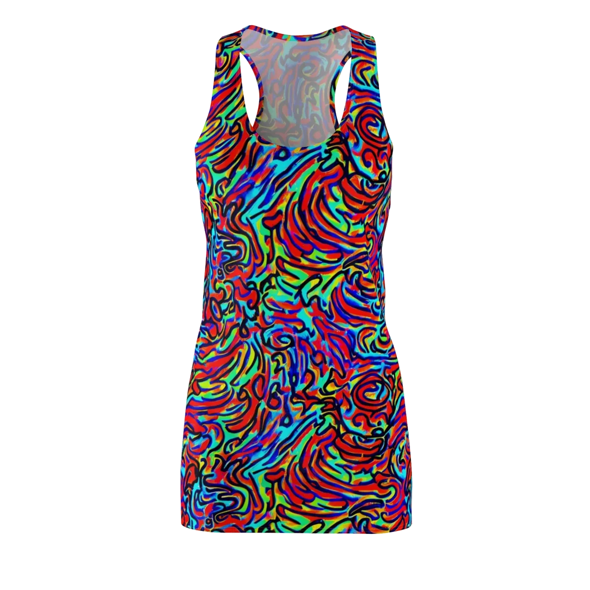 Lava Pulse on Racerback Dress — Front